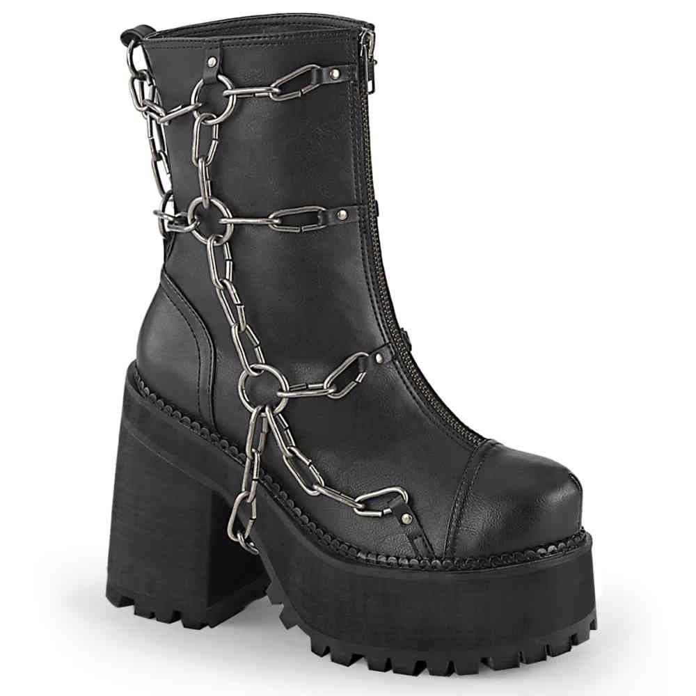DemoniaCult - ASSAULT66 Plateau Laarzen - Zwart Product image
